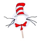 Ever wonder what it’s like being a Seuss character? Now you can find out! Perfect for kids’ crafts, this easy-to-assemble project makes a Cat in the Hat mask. Place it in front of your face during imaginative play or as a photo prop and you’ll look l...