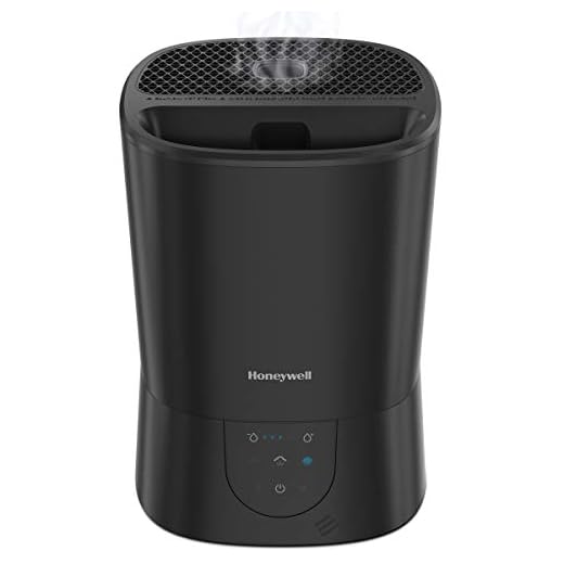 Honeywell Easy-to-Care Filter Free Warm Mist Humidifier, Medium Rooms, 1.5 Gallon Tank – Humidistat for Bedroom, Home or Office