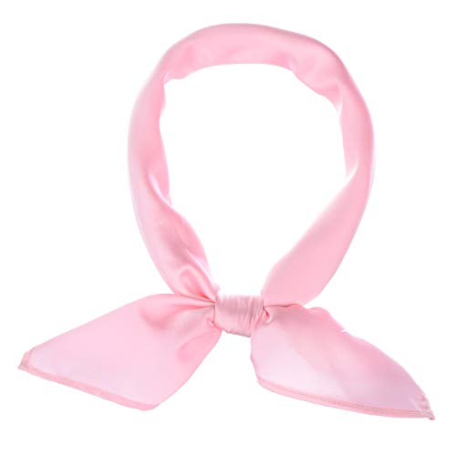 LL Ladies Pretty Neckerchief Soft Silky Square Scarf Vintage Inspired Many Color