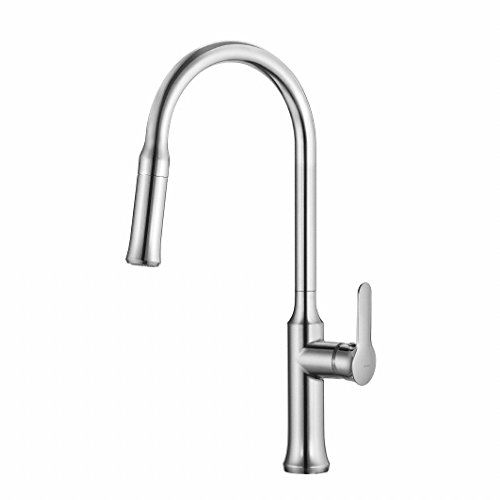 Kraus KPF-1630CH Nola Single Lever Pull-down Kitchen Faucet Chrome Finish