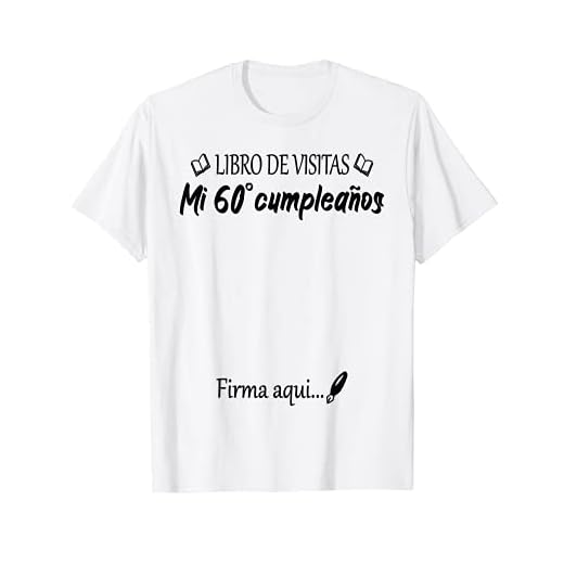 60 Cumpleaños 60 Años Diseño Divertido Libro de Visitas Camiseta