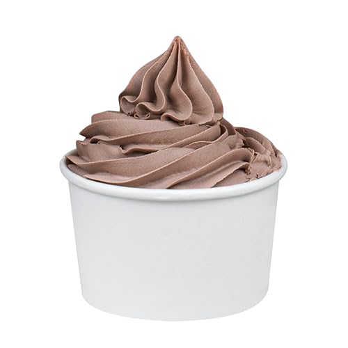 Image of Restaurantware White 3 Count To Go Cup Disposable 3 x 3 x 1.8 Inches Paper Mini Cup Grease-Resistant Cup Recyclable Durable Design