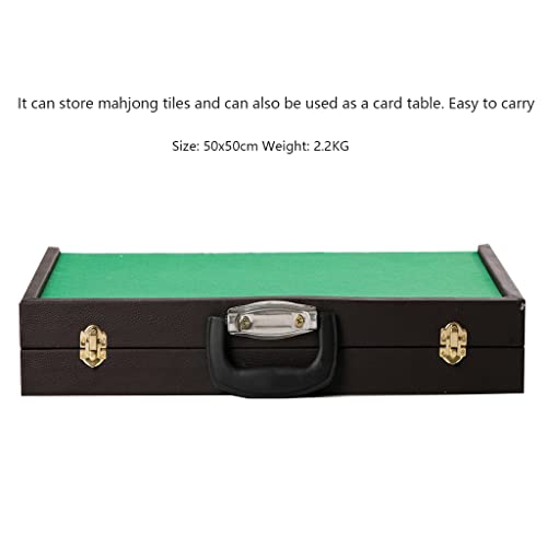Juego Tradicional Mahjong Chino con Mesa Plegable y 144 Fichas miniatura 7