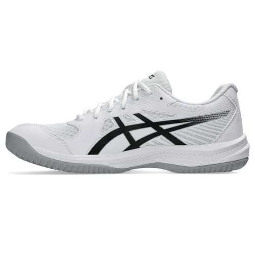 ASICS ASICS Men's Upcourt 6 Volleyball Shoes, 11.5, White/Black