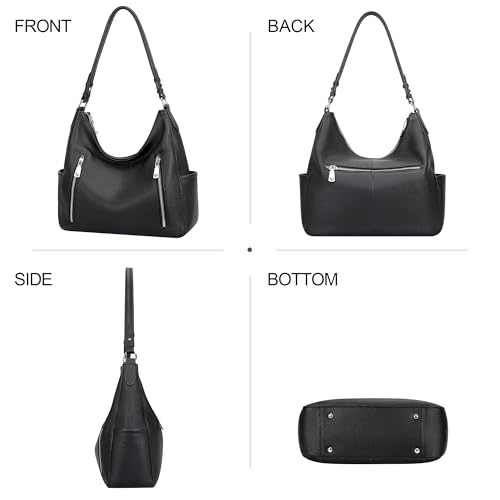 Image of Over Earth Genuine Leather Purses and Handbags for Women Hobo Shoulder Bag Ladies Crossbody Bags Medium