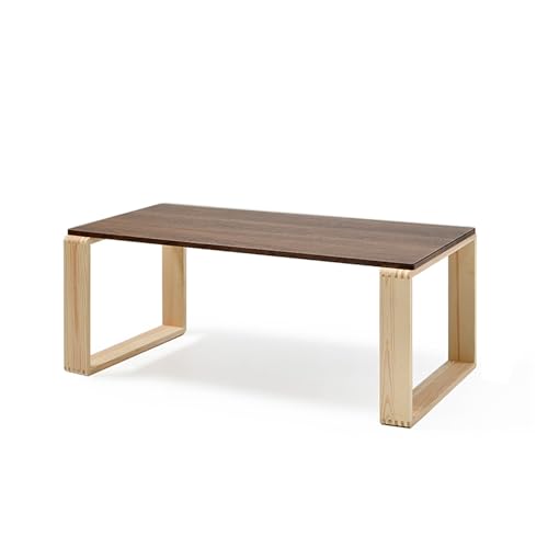 Table basse moderne en bois pour salon chaleureux et petits espaces - 2