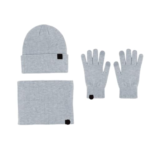 Conjunto de guantes bufanda y sombrero para actividades al aire libre