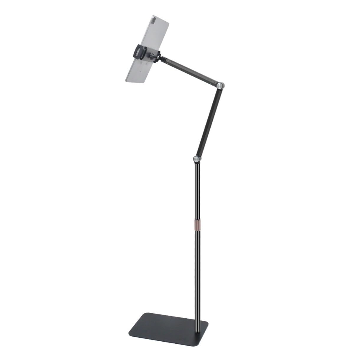 INF Support de sol pour tablettes et téléphones avec deux bras réglables