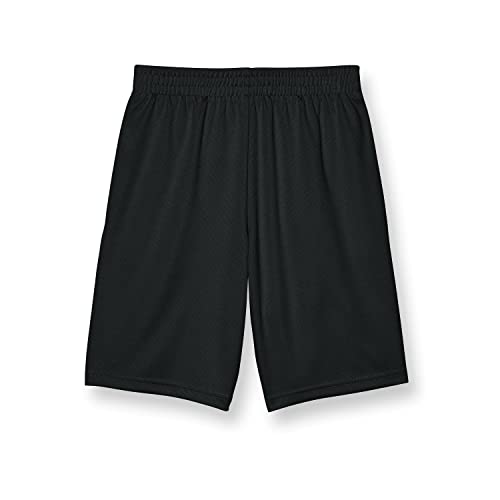 Champion Big, Athletic Boys, Lightweight Shorts For Kids, Graphics, 8", Black- L(14/16) #TOP1
