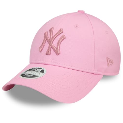 New Era WMNS Metallic Logo 9Forty Adjustable Damen Cap NY Yankees Rosa, Size:OneSize