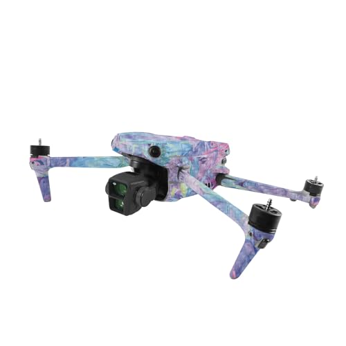 Image of MightySkins Carbon Fiber Skin Compatible with DJI Air 3 - Dreamy Reef | Protective, Durable Textured Carbon Fiber Finish | Easy to Apply