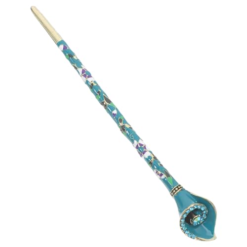BETOOKY Horquilla Pelo Vintage de Aleación Diseño Esmaltado Colorido, Accesorio Único para Moños y Celebraciones de Mujeres y Damas