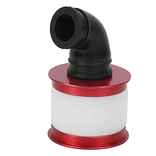 Pilipane RC a ir Filter Replacement Part for HSP 94122/941188 1/10 RC Car Aluminum Alloy Sponge Black Silver Green Red 5 5x3 4cm 21g 1pcs (red)