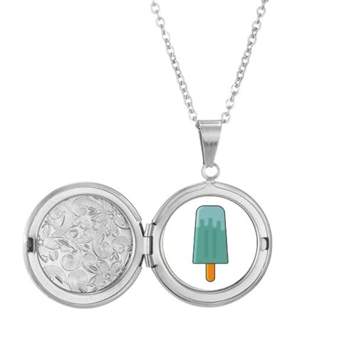 Collier avec médaillon glacé photo : le cadeau sentimental idéal