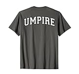 Umpire on the Back Sports Gear