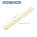 uxcell 1 Pcs H62 Brass Flat Bar Stock, 0.08