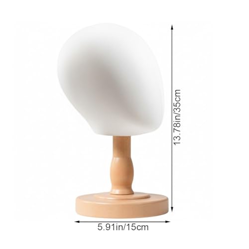 Hrippy Tête de Mannequin Coiffure avec Support de Perruque Stable