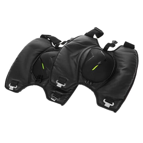 Unomor 2pcs Electric Motorcycle Knee Pads Riding Knee Pads Anti Slip Motorcycle Protector Knee and Wrist Pads Knee Pads for Mountain Bike Motorcycle Leg Warmers Knee Shin Guards Black