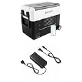 Bundle of EUHOMY 12 Volt Refrigerator, 58QT(55L) 12V Fridge, Electric Cooler + EUHOMY AC Power Cord