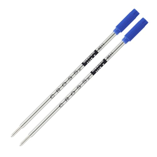 Image of Cross 8511-2 Refills for Ballpoint Pens, Medium, Blue Ink, 2 /Pack (85112)