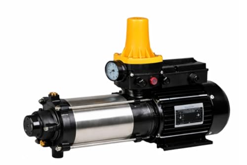 Image of Crompton 1HP Super Silent Pressure Pump with Pressure Controller|4.5 Bar Max Pressure| Automatic Operation for 4-5 Bathrooms, Kitchen, Homes & Villas, 1 Year Warranty