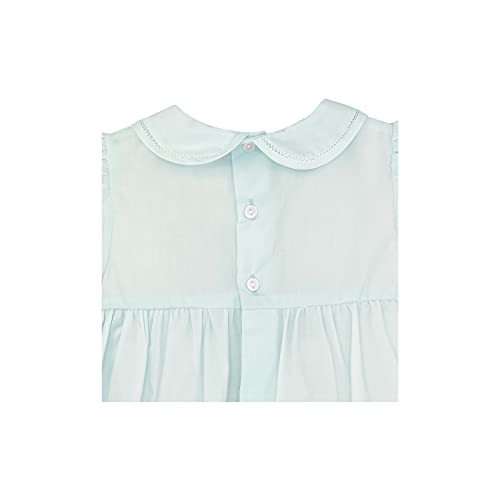 Petit Ami Baby Girls’ French Bubble With Diamond Smocking, 6 Months, Mint #TOP3