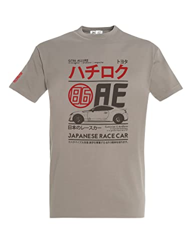 Tshirt homme gris clair A86 en maille premium et finitions soignees