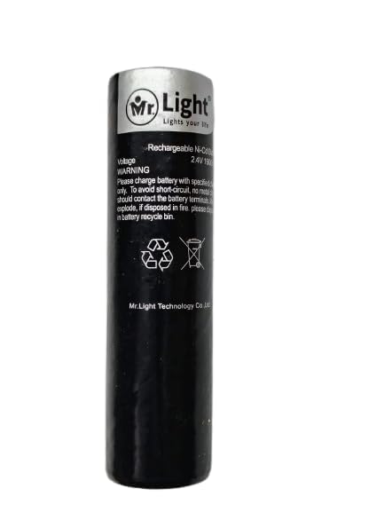 Designed for MR Light Rechargeable Ni-Cd 2.4V 1900mAh Battery Pack – High Capacity Replacement Battery for Emergency Lights, LED Torch & Rechargeable Lighting Devices | Black-image-20