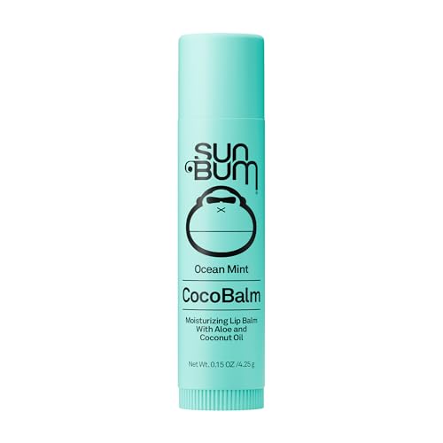 Sun Bum Cocobalm Ocean Mint - Hydrating Lip Balm With Coconut Oil and Aloe Vera - 0.15 oz Stick