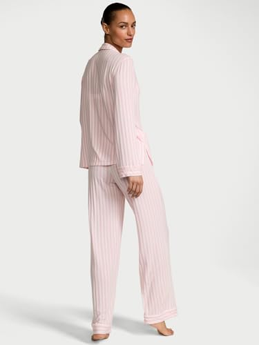 Victoria's Secret Modal Long Pajama Set, Sleepwear for Women, Iconic Stripe, XXL - image 2