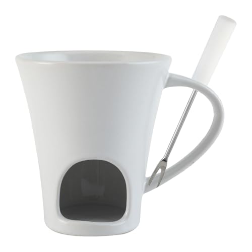 NonMiFyR Taza para Fondue, Electrodomésticos de Cocina, Dulces, Olla Caliente, Queso, Boda, Chocolate, Taza Derretida Blanca para Dulces, Refrigerios, Fiestas,