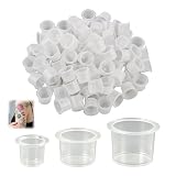 Lot de 300 gobelets d'encre de tatouage réutilisables en 3 tailles, en...