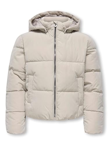 ONLY KIDS Mädchen KOGDOLLY SHORT Puffer JACKET OTW NOOS Jacke (DE/NL/SE/PL, Numerisch, 152, Regular, pumice stone)