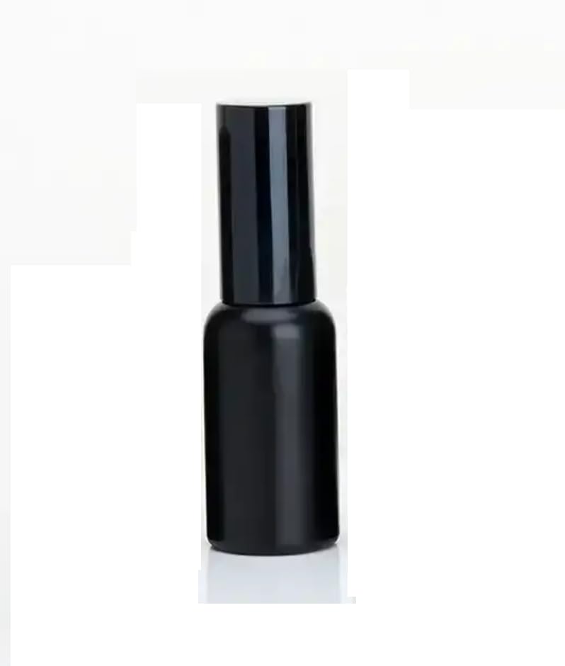 JARBAZAAR [ SET OF 12 PCS 30ML Matt Black Glass Mist Spray Bottle, Refillable Atomizer with Cap-image-17