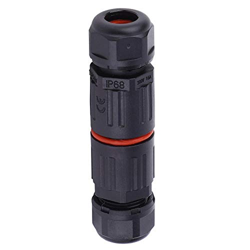 10Pcs IP68 Electrical Junction Box Outdoor Underground Wire Connector Junction Boxes for 2 or 3 Pin Cables Range for 3-10MM, 6-11MM, Coupler for 0.5-2.5MM