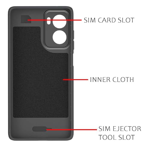 Image of Shockproof Case for Motorola Moto G06 4G / G06 Power 4G | Full Camera Protection | TPU Flexible Back Cover for Motorola Moto G06 4G / G06 Power 4G (Graphite Grey)