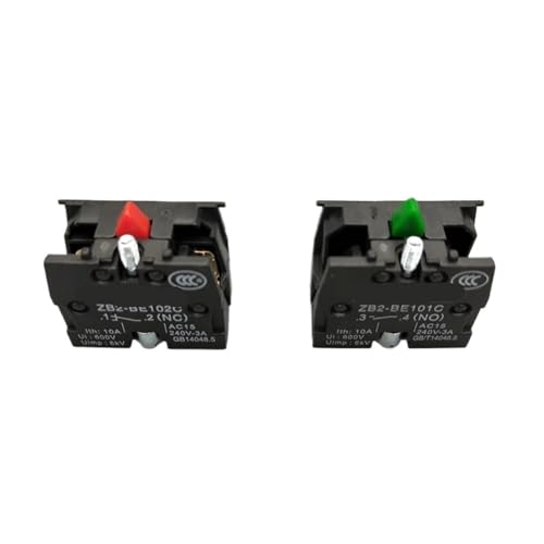 Interrupteur à bouton XB2 accessoires de contact NC 10A 600V alliage d'argent