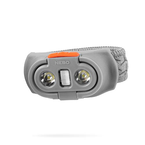 NEBO Einstein Powerful 500 Lumen Headlamp, Compact Low-Profile Headlamp with 5 Light Modes