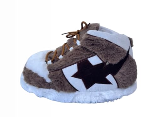 Image of CUTEGAL Sneaker Slippers Star Fluffy Shoes Memory Foam One Size Indoor Comfy and Trendy for Men Unisex Home Pantuflas