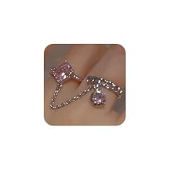 Silver Pink CZ Joined