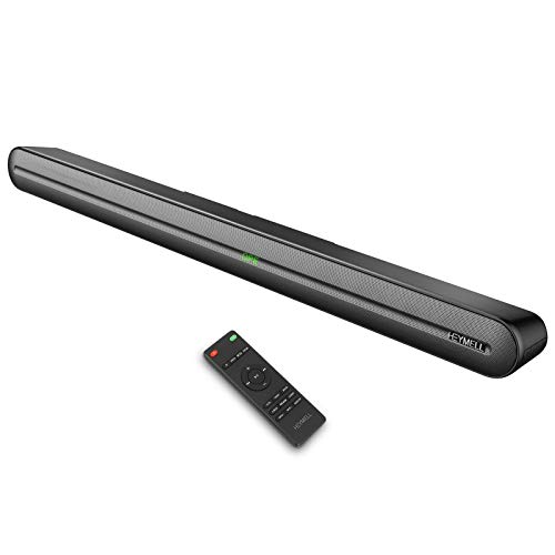 Heymell 150W Wall Mountable Sound Bar for TV with Clear Voice Enhancement, 2.1ch Bluetooth Soundbar for TV Hdmi Arc Optical Aux,3D Surround TV Sound Bar Built in Subwoofer