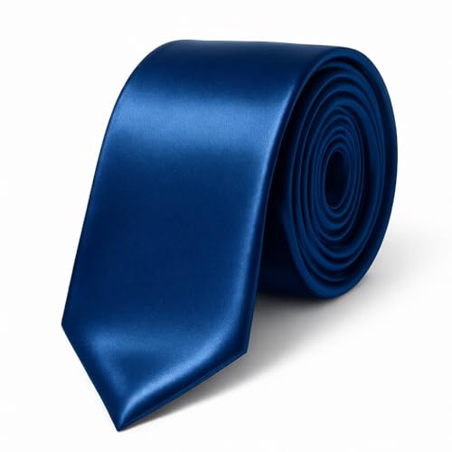 Image of SOFTSTYLE Premium Satin Necktie For Men | Wrinkle-Free | Ofice, Party & Wedding