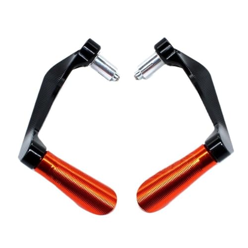 Protège-mains moto CNC orange et leviers pour Z750 Z800 Z1000 ZH2