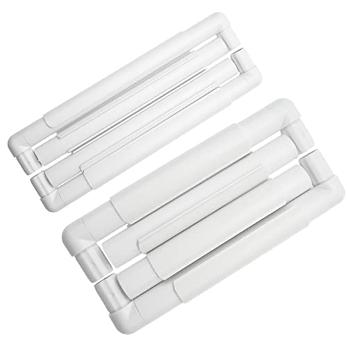 ARTIBETTER 2Sets Portable Clip Embroidery Frame for DIY Cross Stitch Quilting Durable Design Easy to Assemble Lightweight Convenient for