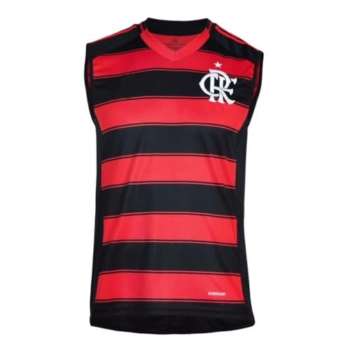 Camisa Regata Flamengo 25/26 Torcedor Bordado (BR, Alfa, GG, Regular, Vermelho)