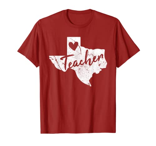 Red For Ed Texas Teacher Camisetas, RedForEd Tee Shirt. Camiseta