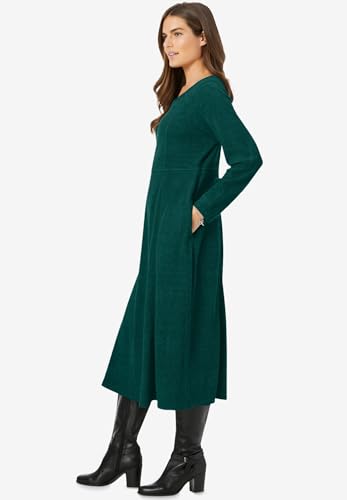 Woman Within Plus Size Thermal Knit A-Line Dress3