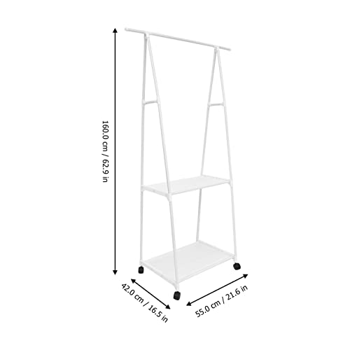 Étagères à vêtements en fer support de rangement robuste Ciieeo - 6