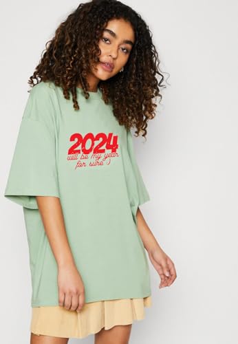 Image of KOTTY Women's Solid Oversized Fit T-Shirt