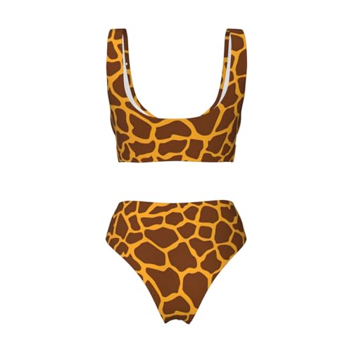 Bikini triangular de jirafa para tus tardes de piscina y playa 6